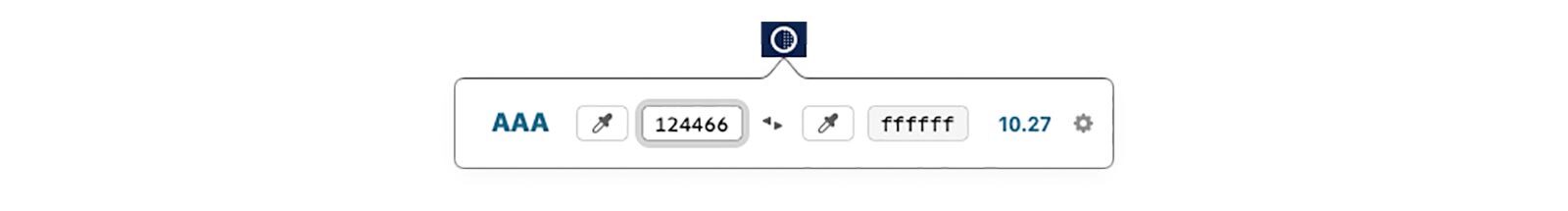 Substantial insight accessibility in react AAA contrast